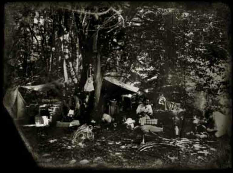 Base camp in Saint Brendan island. January 15th 1865